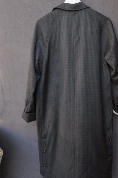 Keaton Trench Coat - Mini Check Virgin Wool  - XS, S, M, L