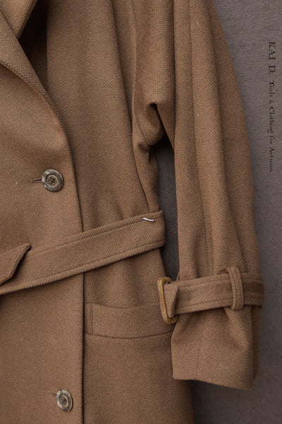 Jolie Coat - Wool Cashmere - Montana Brown -  S, M