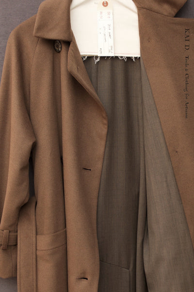 Jolie Coat - Wool Cashmere - Montana Brown -  S, M