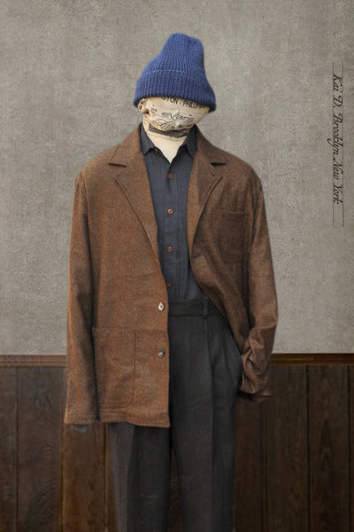 Traveler's Jacket - Chestnut Heather - 48 (NO RETURN)