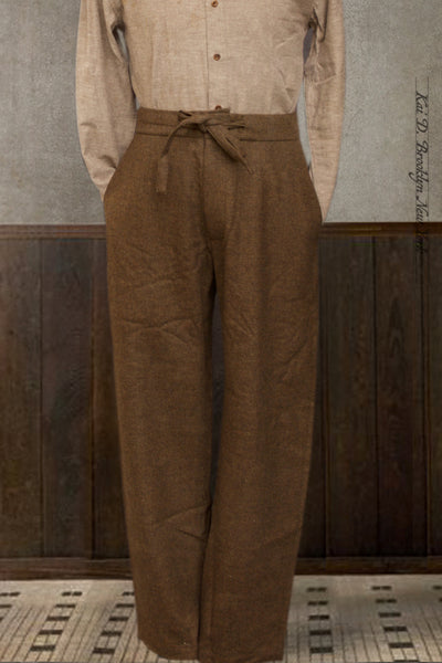 Lounge Trousers - Lambswool Twill - 48, 50