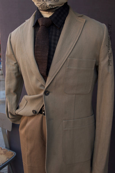 Chris Two Button Blazer - Bay Leaf - M