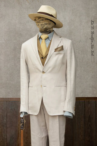 Christian Two Button Blazer - Ecru - M (slim)