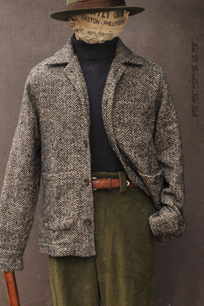 Stroller Jacket - Chunky Herringbone - L, XL