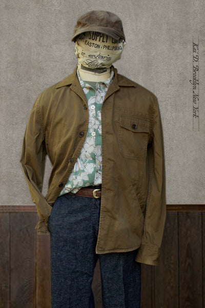 Pilot Jacket - Double Dyed Pigment Twill - S, M, L, XL