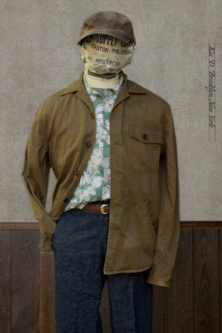 Pilot Jacket - Double Dyed Pigment Twill - S, M, L, XL