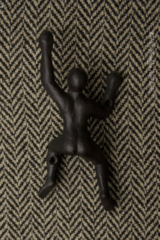Cast Iron 'Climber' Wall Hook