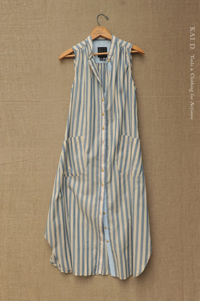 Colleen Dress - Lux Touch Bengal Stripe - S