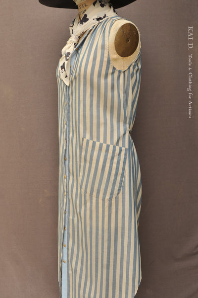 Colleen Dress - Lux Touch Bengal Stripe - S