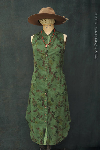Colleen Dress - Linen Floral - XS, S, M
