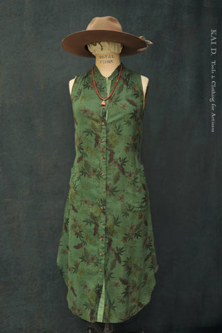 Colleen Dress - Linen Floral - XS, S, M