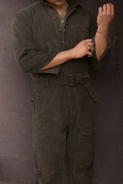Lindbergh Flight Suit - Garment Dyed Corduroy - S/M