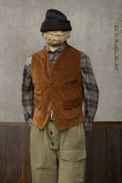 Mateo Work Vest - English Corduroy - M, L, XL