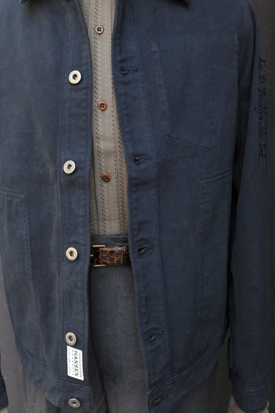 Cosmo Cotton Jacket - Blue Whale - M, L