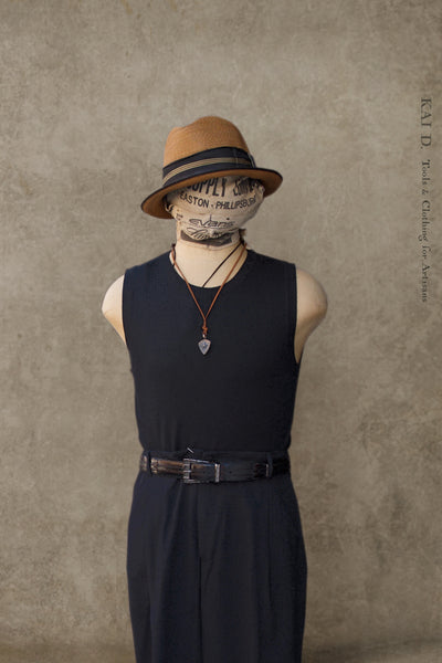 Simple Tank Top - Cotton Cashmere - Black - S, L