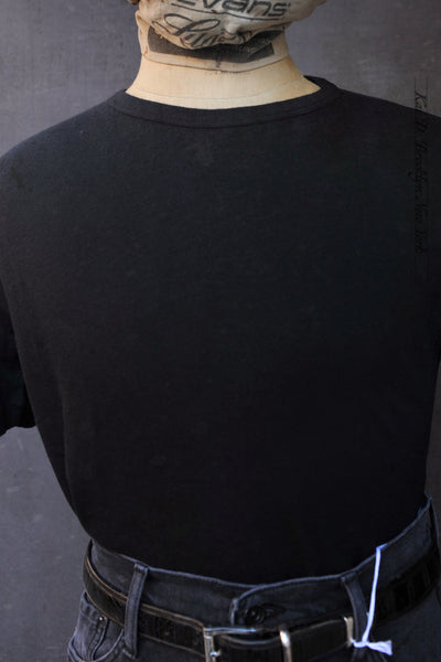 Cotton Cashmere Tee - Black - L, XL