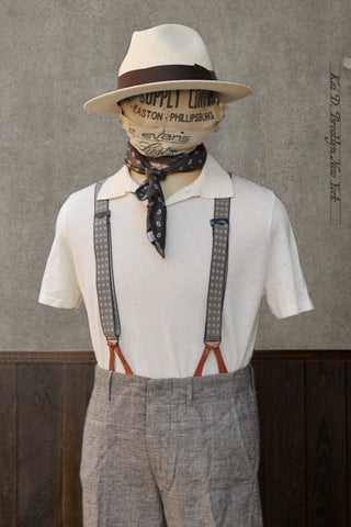 Folk Cotton Linen Polo - Eggshell - S, M