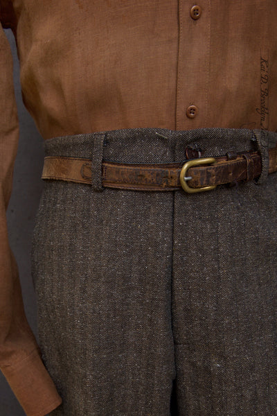 Bosun Pants - Cotton Herringbone Tweed - 34