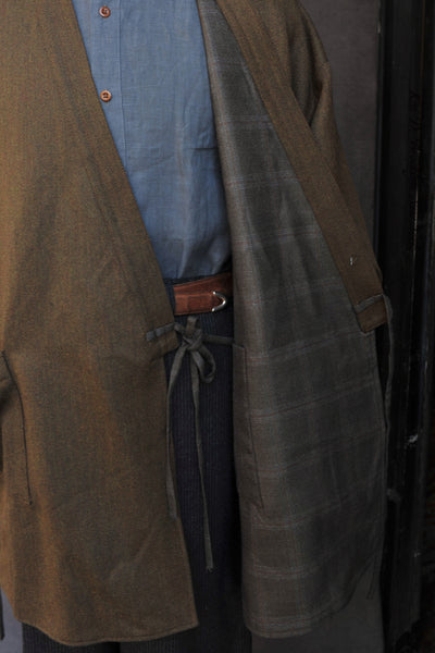Japanese Farmer Coat - Covert Wool - M (NO RETURN)