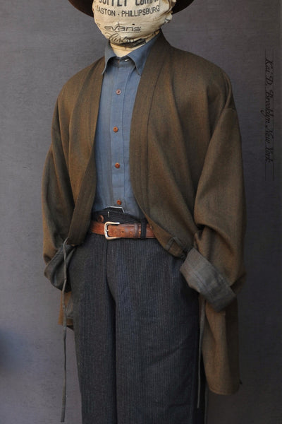 Japanese Farmer Coat - Covert Wool - M (NO RETURN)