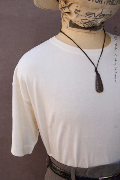 Simple Tee - Cotton Cashmere - Ivory - M, L