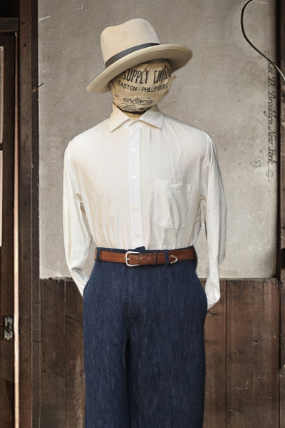 Cassady Shirt - Cotton Lyocell - Milk  - M, L, XL