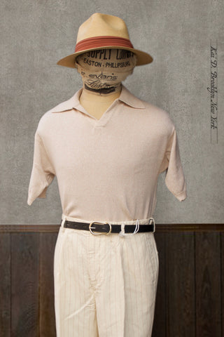 Perlman Polo - Cotton Cashmere - Natural - L