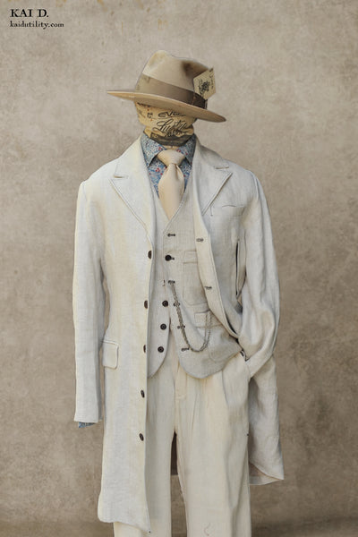 Shelby Coat - Oatmeal Linen - L