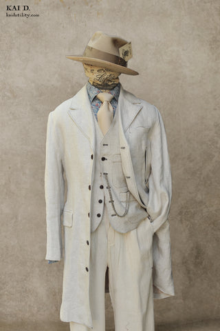 Shelby Coat - Oatmeal Linen - L