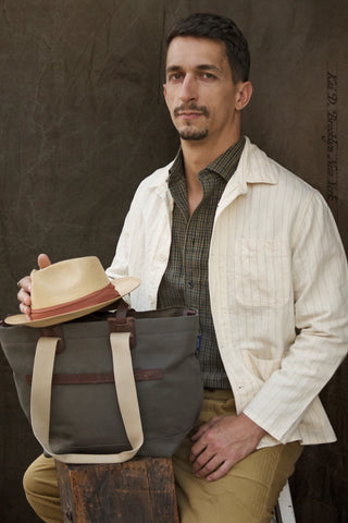 Creek Artist Jacket - Cotton Linen - Eggshell - 48, 50