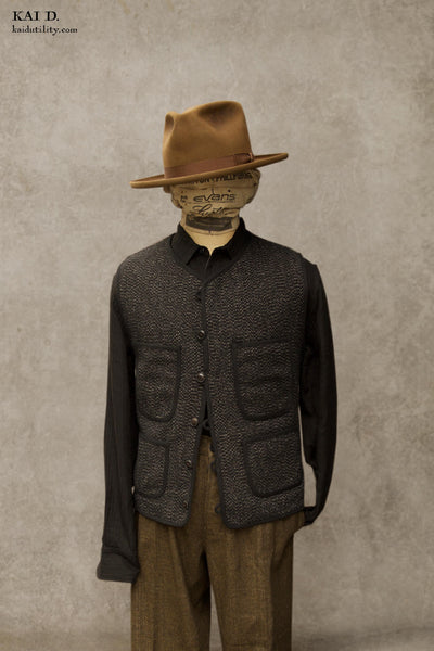 Cruiser Vest - Vintage Tweed - M