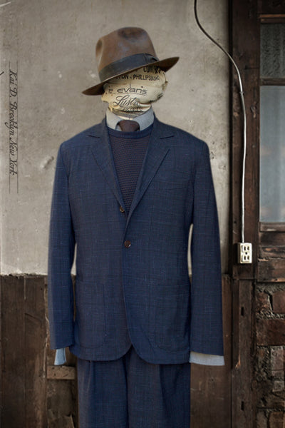 Shoemaker Jacket - Crosshatched Tropical Wool - S, M, L, XL