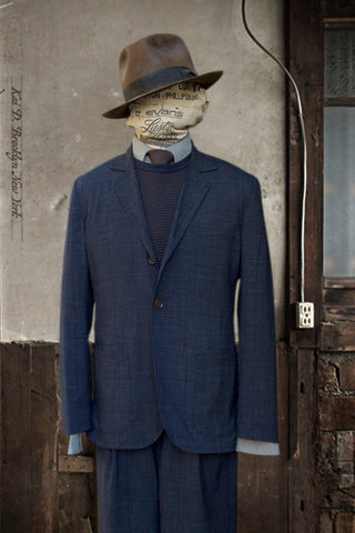 Shoemaker Jacket - Crosshatched Tropical Wool - S, M, L, XL