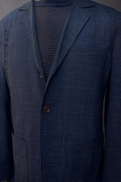 Shoemaker Jacket - Crosshatched Tropical Wool - S, M, L, XL