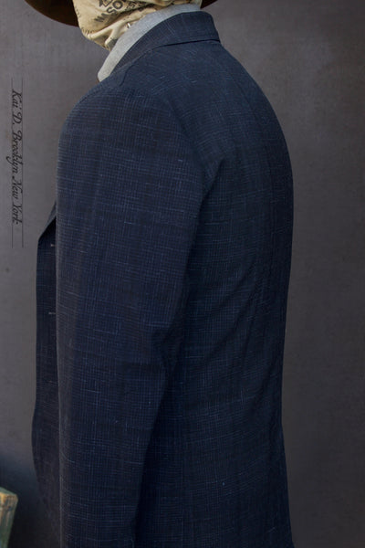 Shoemaker Jacket - Crosshatched Tropical Wool - S, M, L, XL