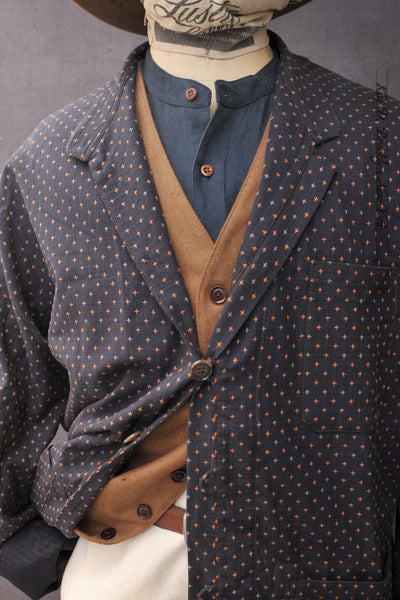O'Hara Shirt - Ink Blue Novel Sashiko Cotton 2 - L