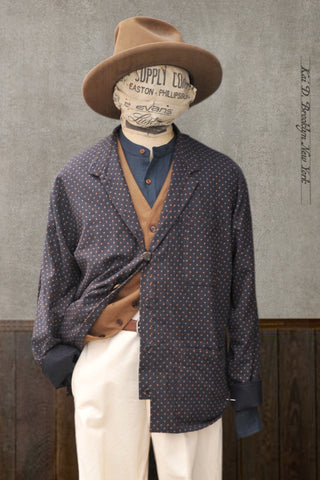 O'Hara Shirt - Ink Blue Novel Sashiko Cotton 2 - M, L