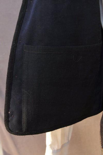 Cruiser Vest - Black Boiled Wool - S, M