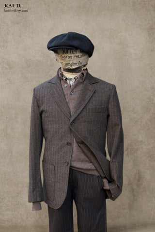 Shoemaker's Jacket - Cotton Herringbone Tweed - M, L, XL