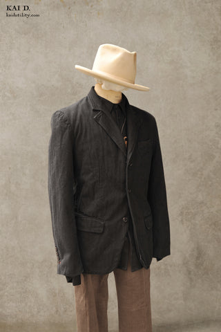 Dawson Blazer - Overdyed Cotton Herringbone - S, L