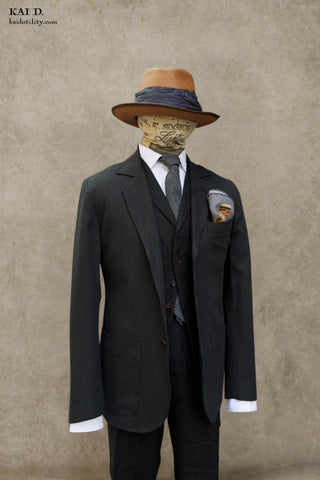 Shoemaker's Jacket - Cotton Linen Black - S, L, XL