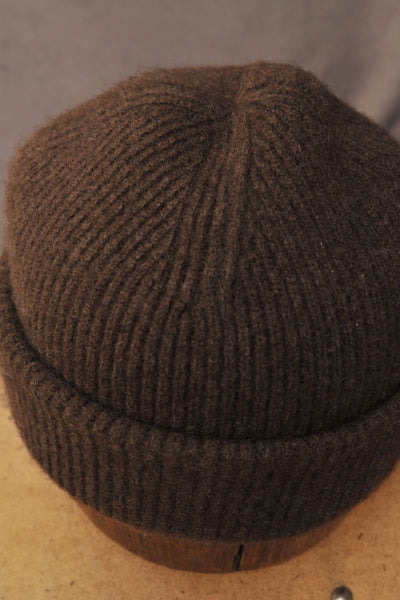 Mongolian Yak Wool Beanie - Brown