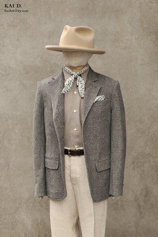 Dawson Blazer - Wool Herringbone - M