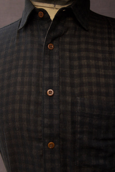 Cassady shirt - Ultra Soft Double Gauze Cotton Check - S, M, L, XL, XXL
