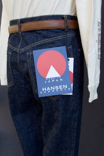 Dean Straight Cut Jeans - 13 oz Neppy Denim - S, M, L