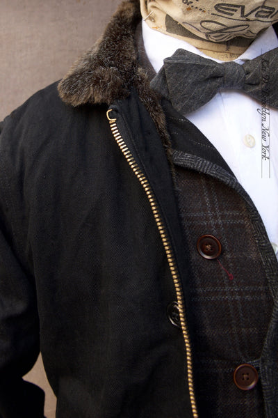 Deck Jacket - 14.9 Oz Black Denim - 3, 4, 5 (NO RETURN)