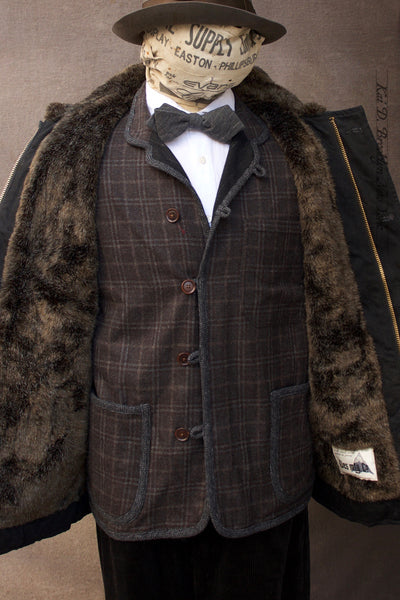 Deck Jacket - 14.9 Oz Black Denim - 3, 4, 5 (NO RETURN)