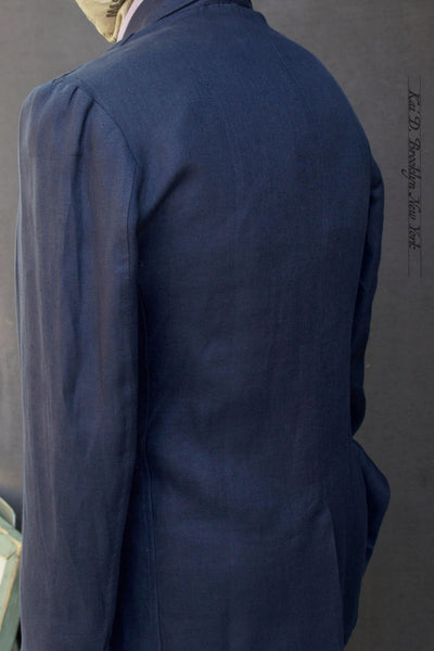 Shoemaker's Jacket - Deep Berry Linen Twill - S, M, L, XL