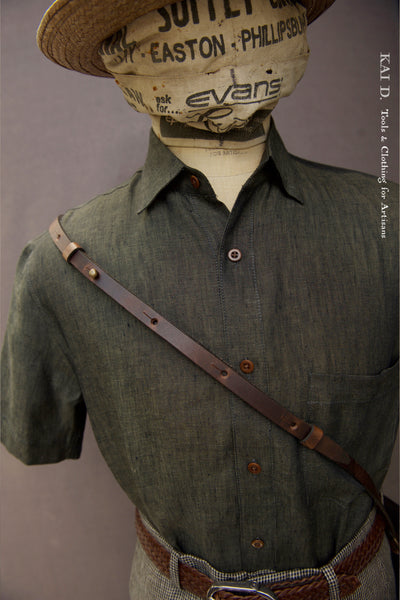 Short Sleeve Cassady Shirt - Dark Green Heather  - S, XL