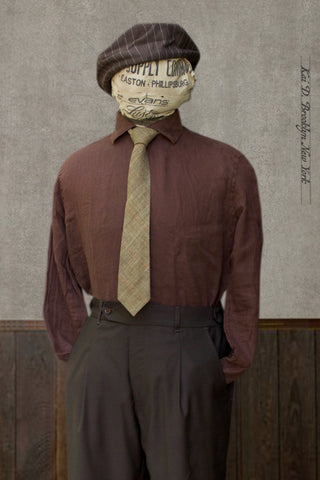 Capri Linen Shirt -Deep Maroon - XS, S, M, L (NO RETURN)